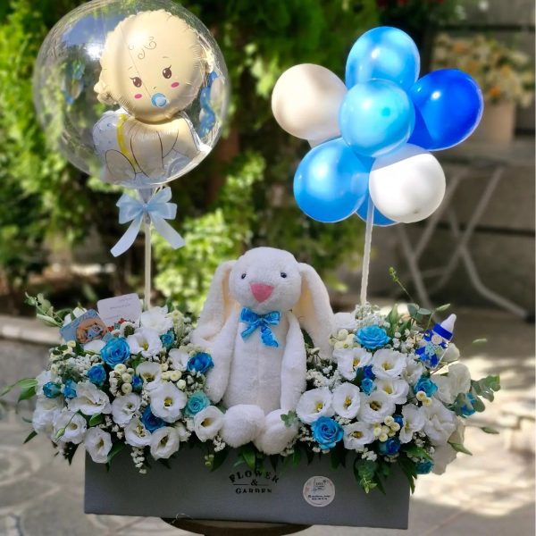 خرید انواع گل برای تبریک تولد طفل نوزاد