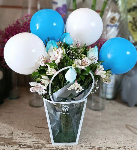 خرید انواع گل برای تبریک تولد نوزاد پسر