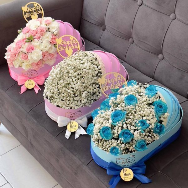 خرید انواع گل برای اهنگ تبریک بچه دار شدن