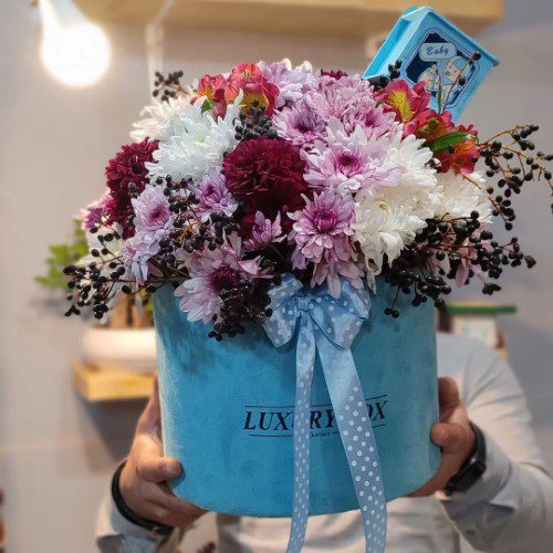 خرید انواع گل برای تبریک تولد نوزاد دوقلو