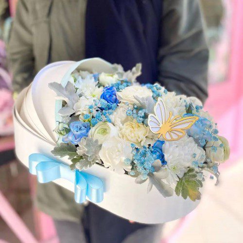 خرید انواع گل برای تبریک تولد نوزاد دختر به دوست