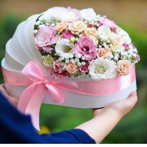 خرید انواع گل برای تبریک تولد نوزاد به دختر خاله