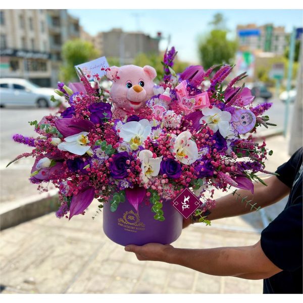 خرید انواع گل برای تبریکی تولد طفل نوزاد
