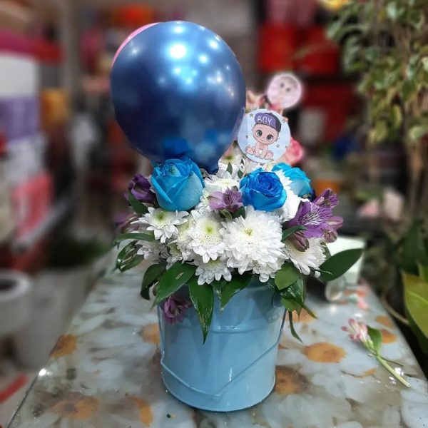 خرید انواع گل برای تبریک تولد نوزاد به عمه