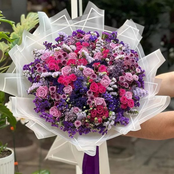 گل برای تبریک روز زن به زن داداش